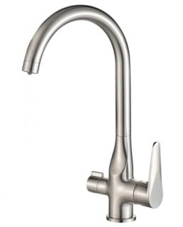 Смеситель для кухни ZORG Steel Hammer SH 910 SATIN